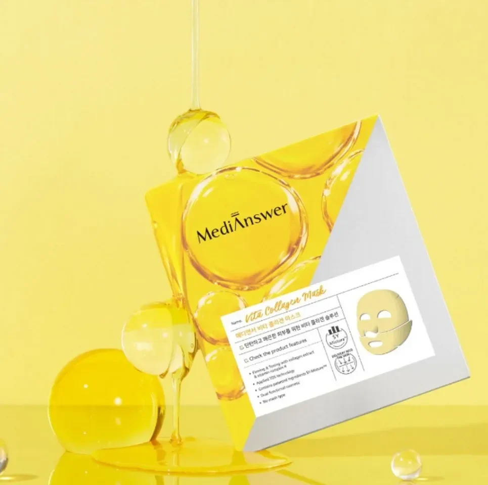 Mặt nạ thạch vàng Medianswer Vita Collagen Mask hộp 5 miếng