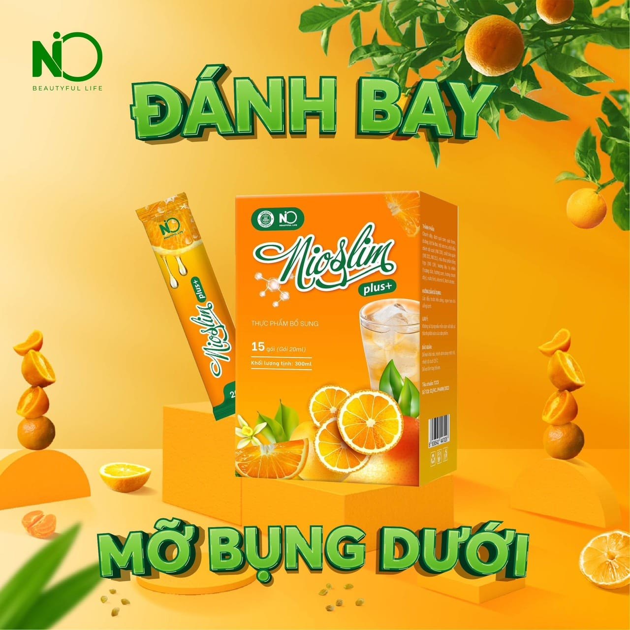 Nio Slim Kẹo Gôm Hỗ Trợ Giảm Cân