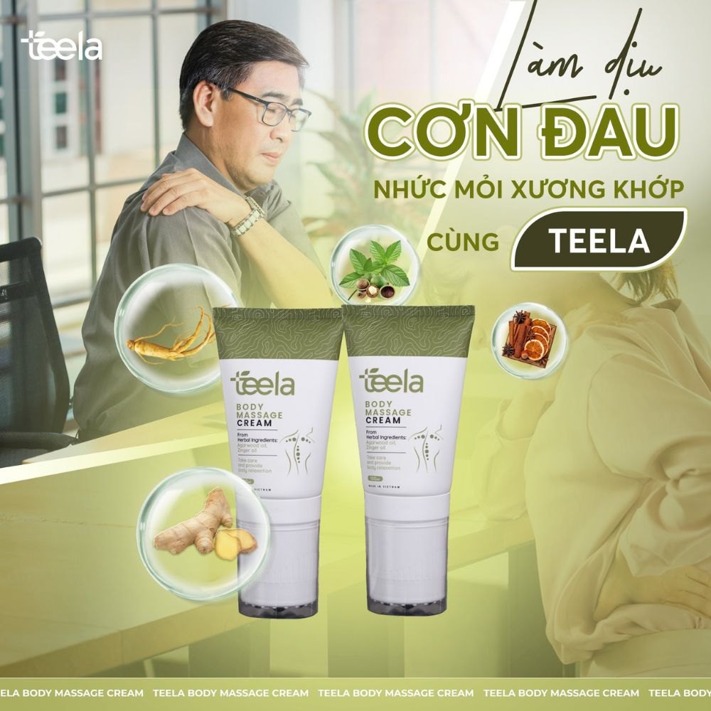 Kem massage cơ xương khớp Teela
