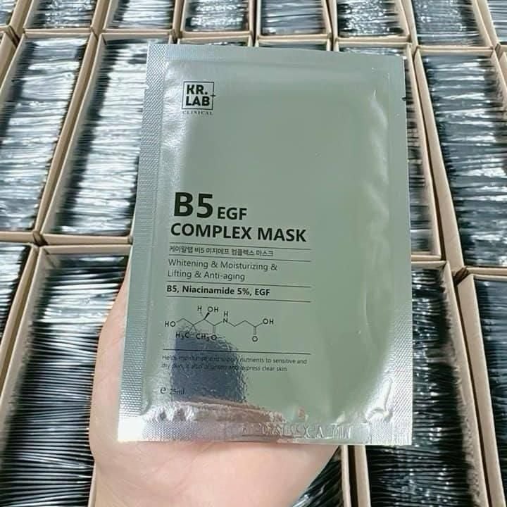 Combo 10 Miếng Mặt Nạ Kr.Lab+ B5 EGF Complex Mask Cấp Ẩm Phục Hồi