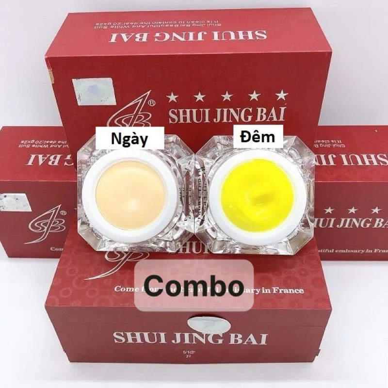Kem Nám Thuỷ Tinh Bạch Shui Jing Bai 2In1