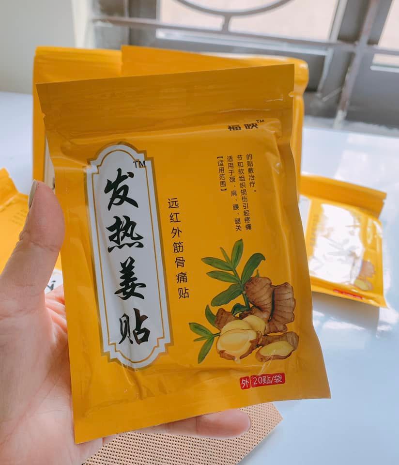 Miếng Dán Gừng Thảo Dược