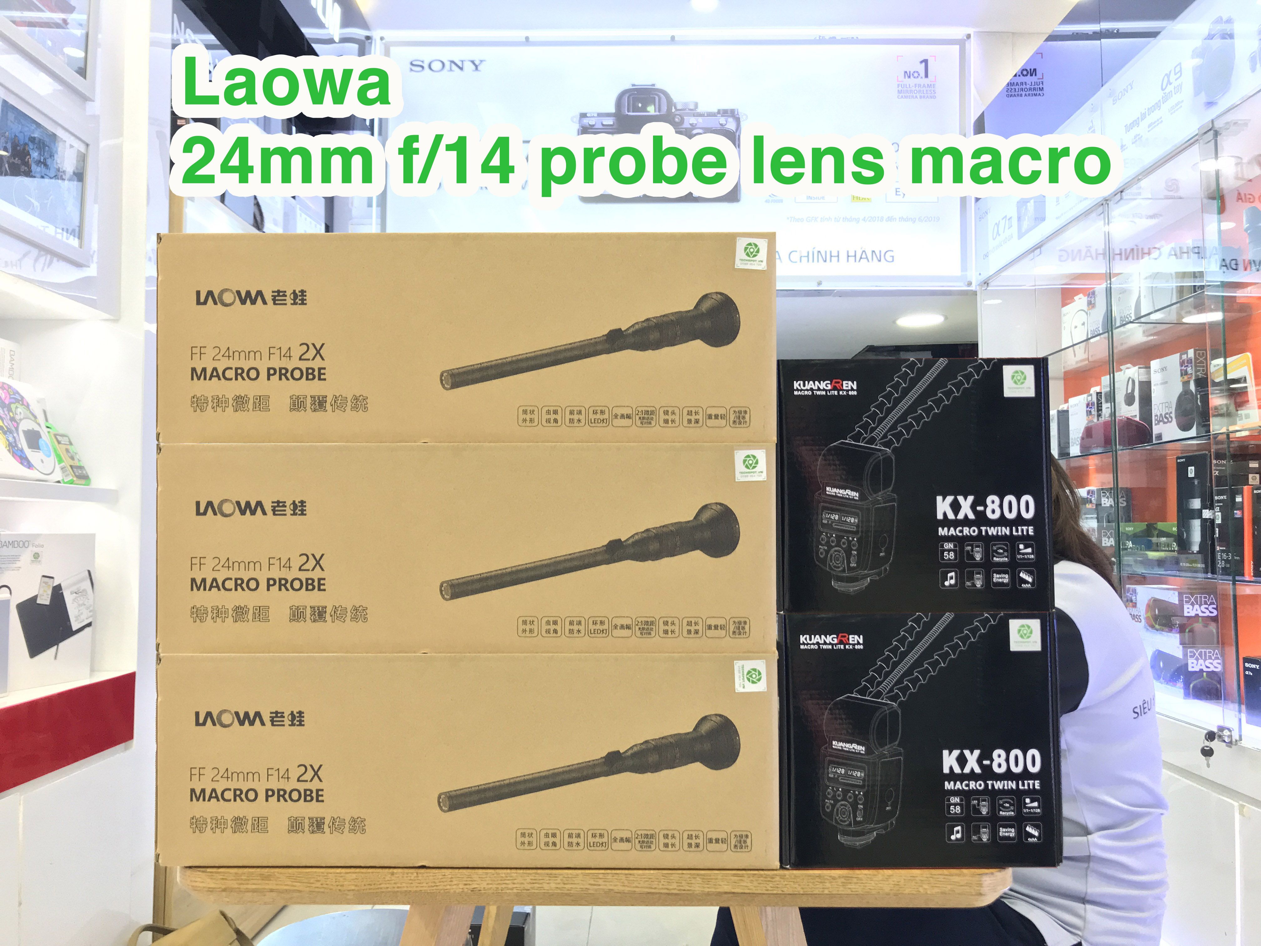 Ra mắt Laowa 24mm f/14 2x Macro Probe