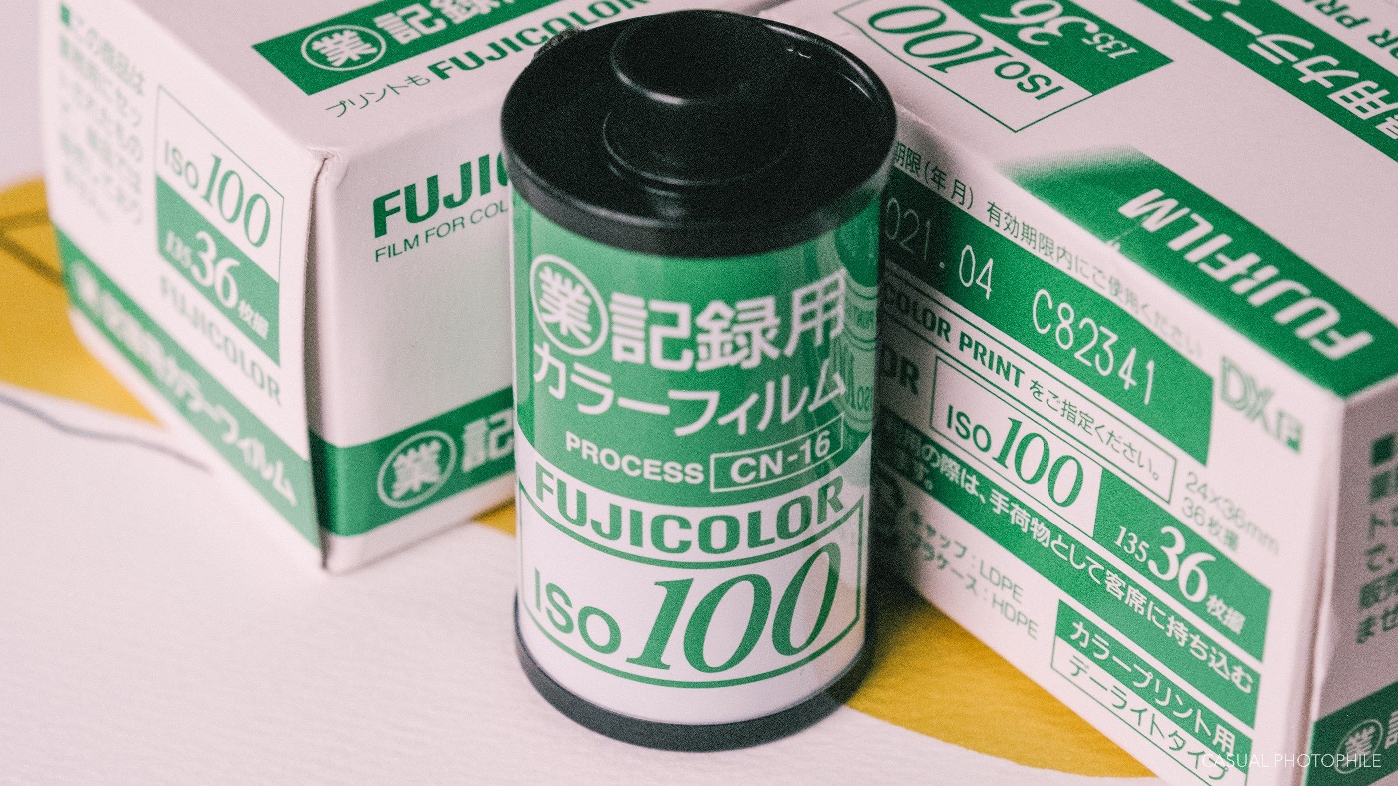 Fujifilm dừng bán một số loại hộp phim 3 cuộn, trong đó có Fujicolor 100