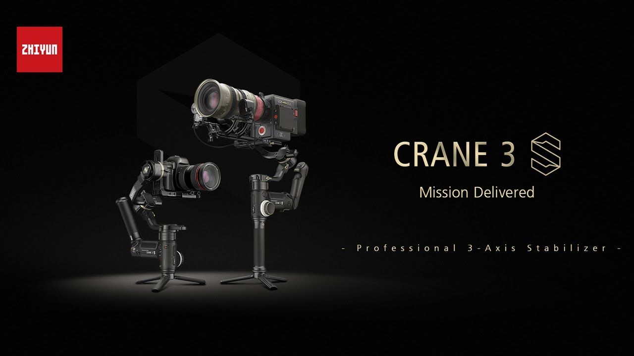 Zhiyun Crane 3S ra mắt : Tải trọng 6.5kg , hệ thống động cơ Super mới .