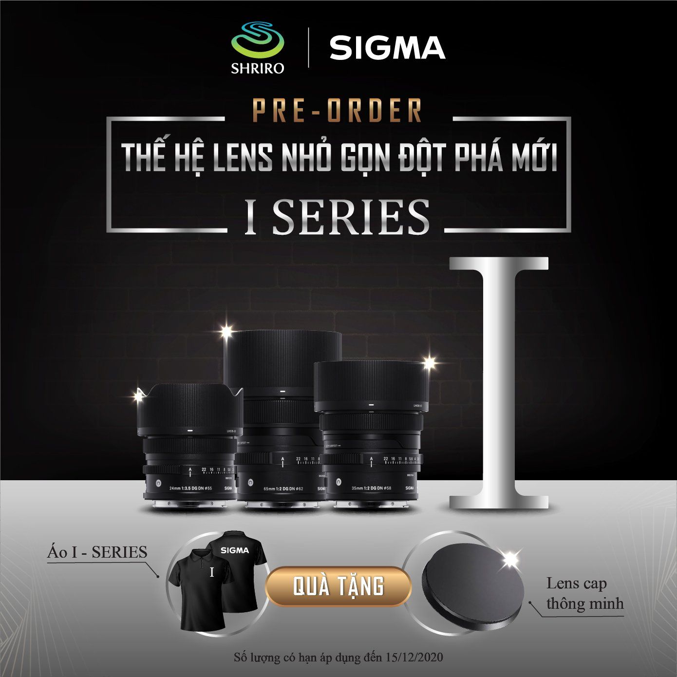 Sigma ra mắt bộ ba ống kính mới bằng kim loại :  I SERIES ĐỈNH CAO GỌN NHẸ – SIÊU SẮC NÉT