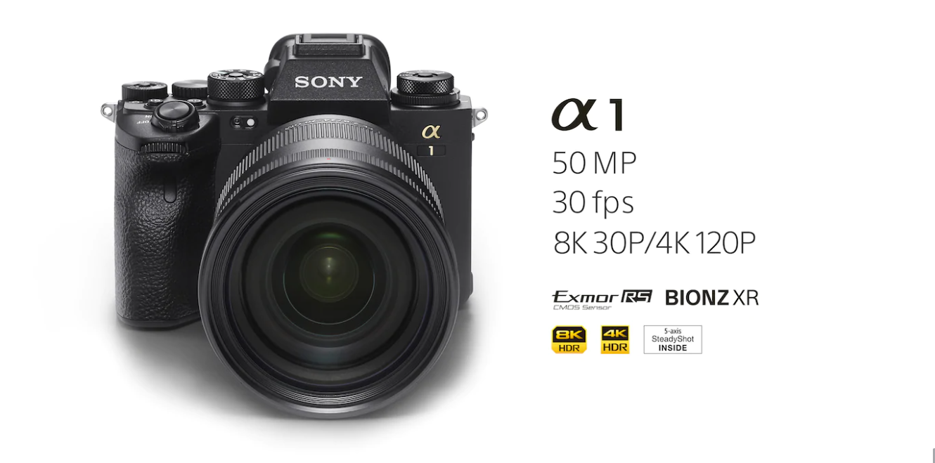 Máy ảnh SONY Sony Alpha 1 chính thức ra mắt: mạnh gấp đôi ⍺9 II, 50 MP, quay 8K: giá 6.500 USD