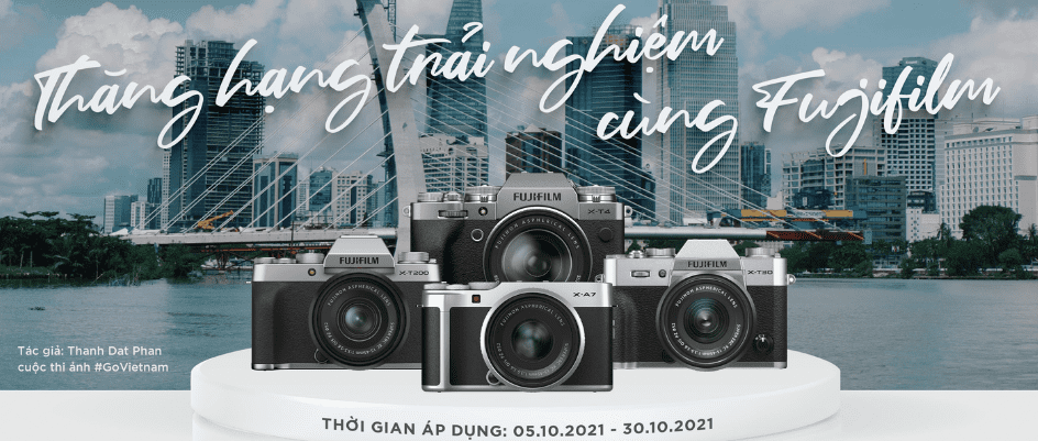 Khuyến Mại Fujifilm Tháng 10 - Thăng Hạng Trải Nghiệm