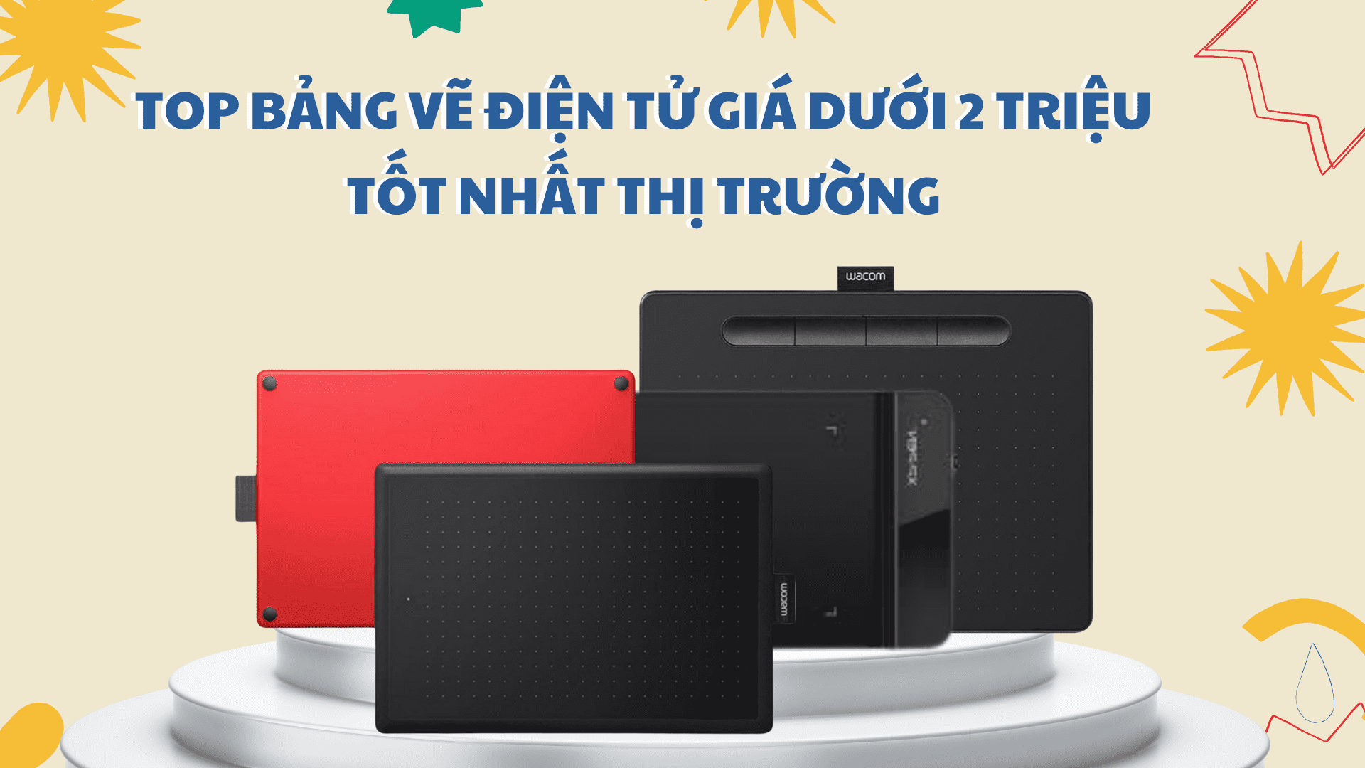 Top bảng vẽ điện tử giá dưới 2 triệu tốt nhất thị trường