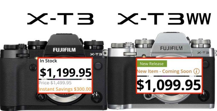 Fujifilm X-T3 đã rẻ, Fujifilm X-T3 WW nay còn rẻ hơn