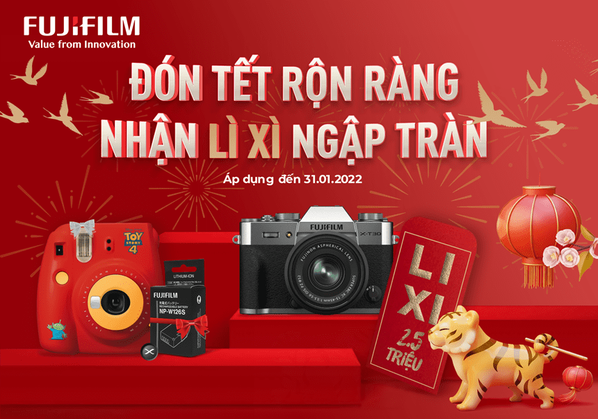 Fujifilm Khuyến Mại Tết - Lì Xì Ngập Tràn