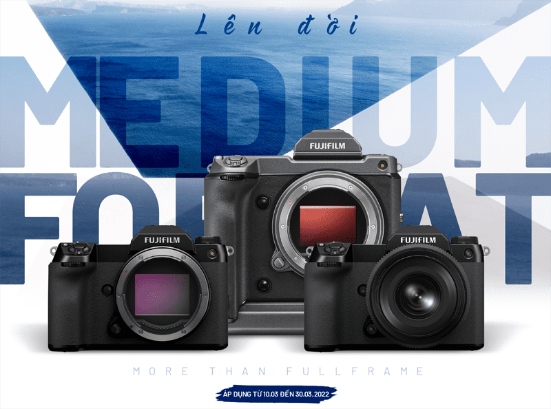 LÊN ĐỜI MEDIUM FORMAT GFX SERIES