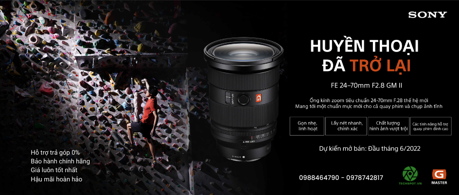 Đặt trước Ống Kính Sony FE 24-70mm f2.8 GM II