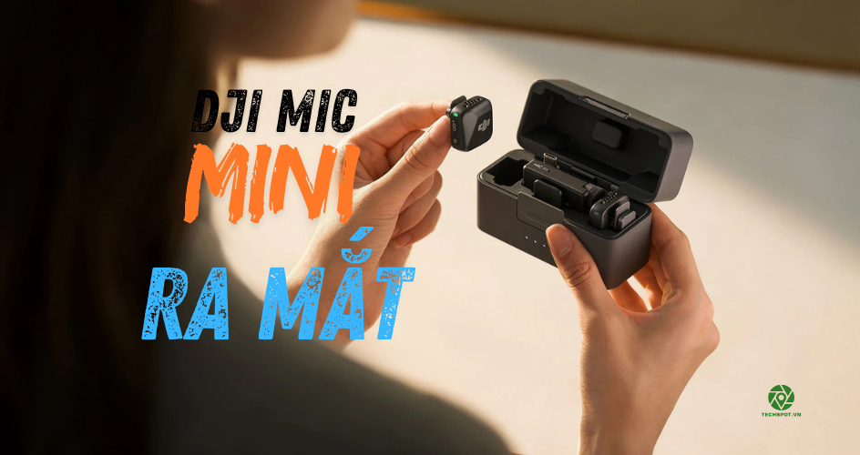 DJI Mic Mini Ra Mắt: Micro Thu Âm Siêu Nhỏ Gọn, Chất Lượng Cao Dành Cho Nhà Sáng Tạo Nội Dung