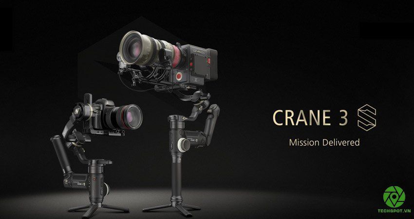 Top gimbal dslr - Zhiyun CRANE 3S