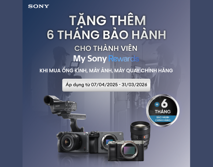 Tặng 6 tháng bảo hành