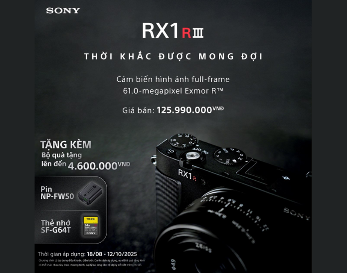 Đặt trước Sony RX1R III