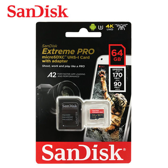 Micro SD SanDisk Extreme Pro 64GB 170MB/s