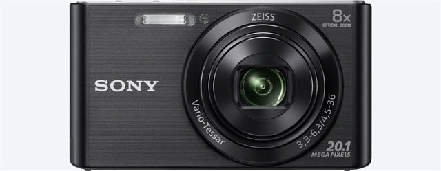 Máy ảnh Sony W830 với zoom quang học 8x