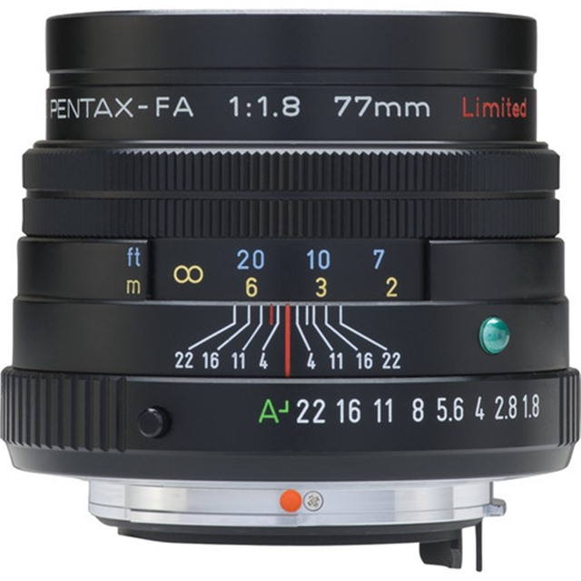 FA 77mm F1.8 Limited Black 