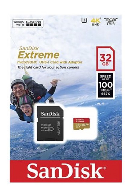 MicroSD SanDisk Extreme 32Gb 100Mb/s 667x