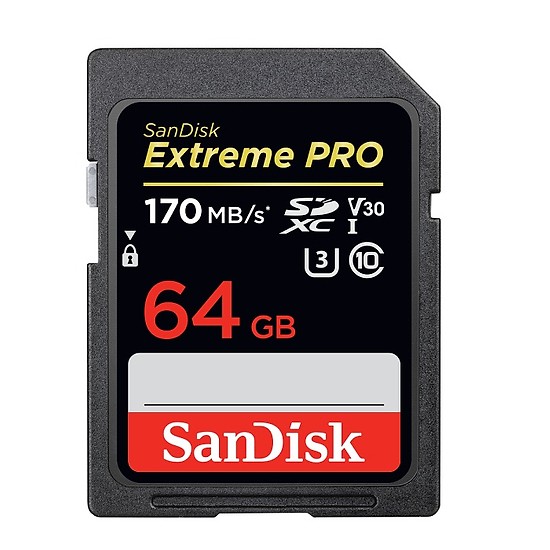 Sandisk Extreme Pro SDXC 64GB 170MB/s