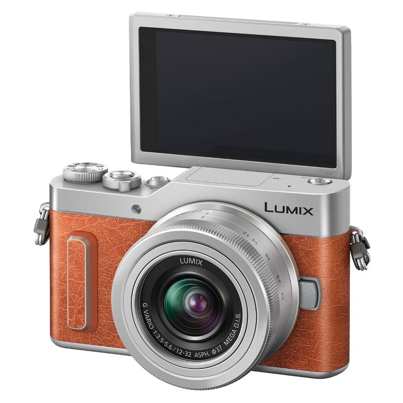 Panasonic Lumix DMC-GF10 + Kit LUMIX G 12-32mm (Black, Silver, Orange, Pink) - Orange