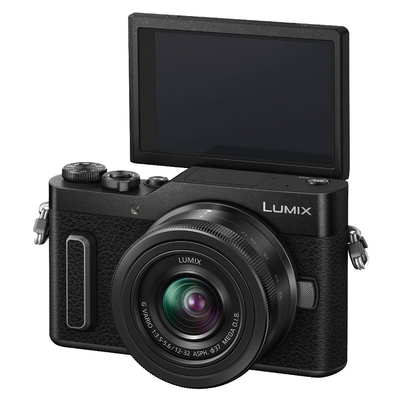 Panasonic Lumix DMC-GF10 + Kit LUMIX G 12-32mm (Black, Silver, Orange, Pink) - Black