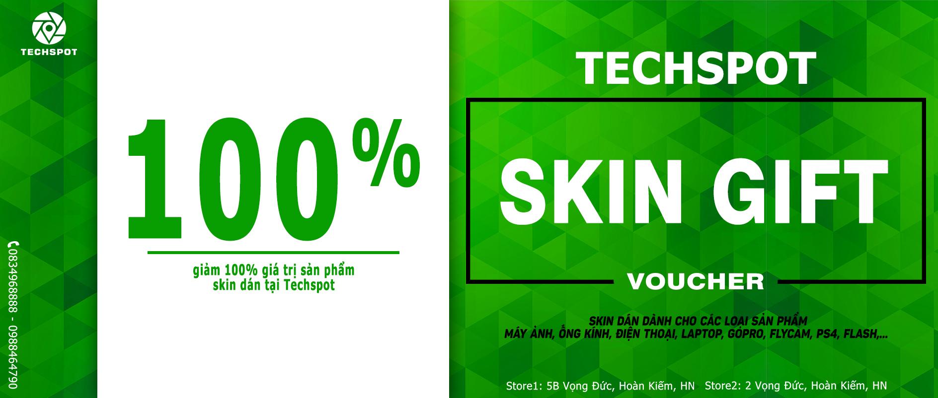 Voucher Miễn Phí Dán Skin