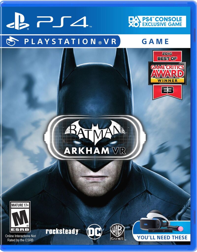 Batman: Arkham VR - PlayStation VR | Đĩa Games PS4 | US