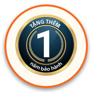 Tặng Thêm 1 Năm Bảo Hành Chính Hãng