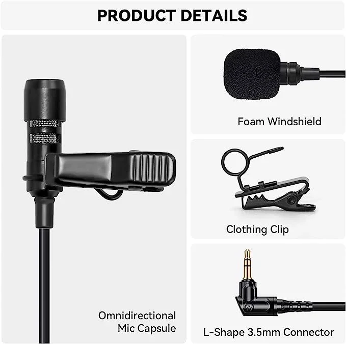 Hollyland LARK MAX Lavalier Microphone (Black)