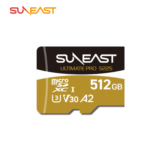 Thẻ nhớ Suneast MicroSDXC 512GB – 208MB/s UHS-I V30 GOLD Series