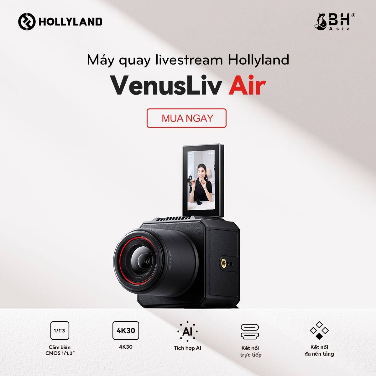 Máy quay livestream Hollyland VenusLiv Air (24/7)
