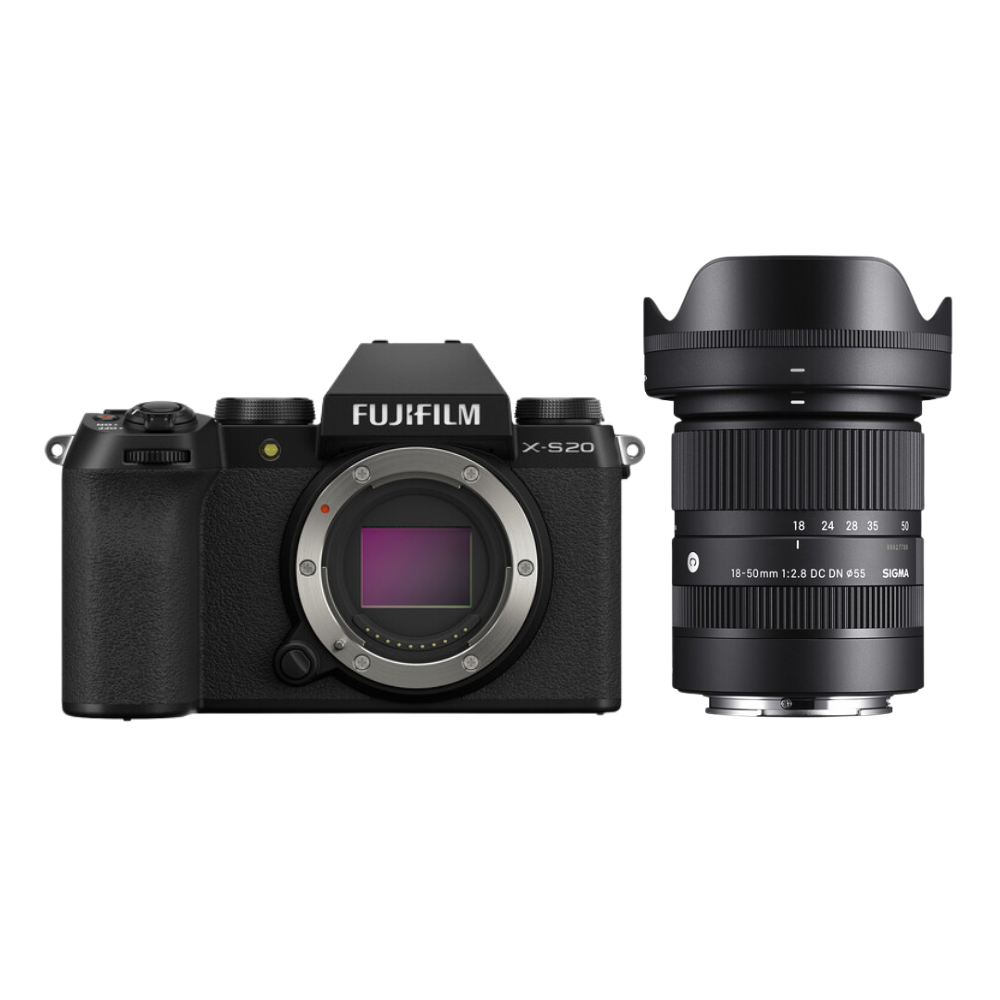 Fujifilm X-S20 Kèm Lens Sigma 18-50mm f/2.8 ( Chính Hãng )