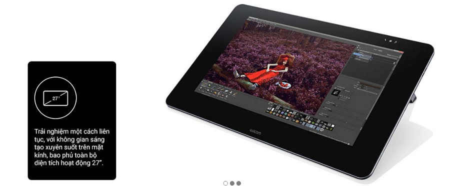 Bảng vẽ máy tính Wacom Cintiq 27QHD Touch DTH-2700/K0-CX 2