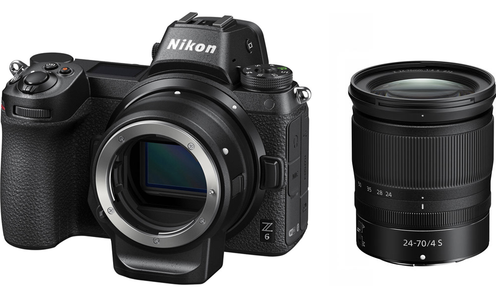 Nikon Z6 + Kit NIKKOR Z 24-70mm f/4 S + Ngàm chuyển Nikon FTZ