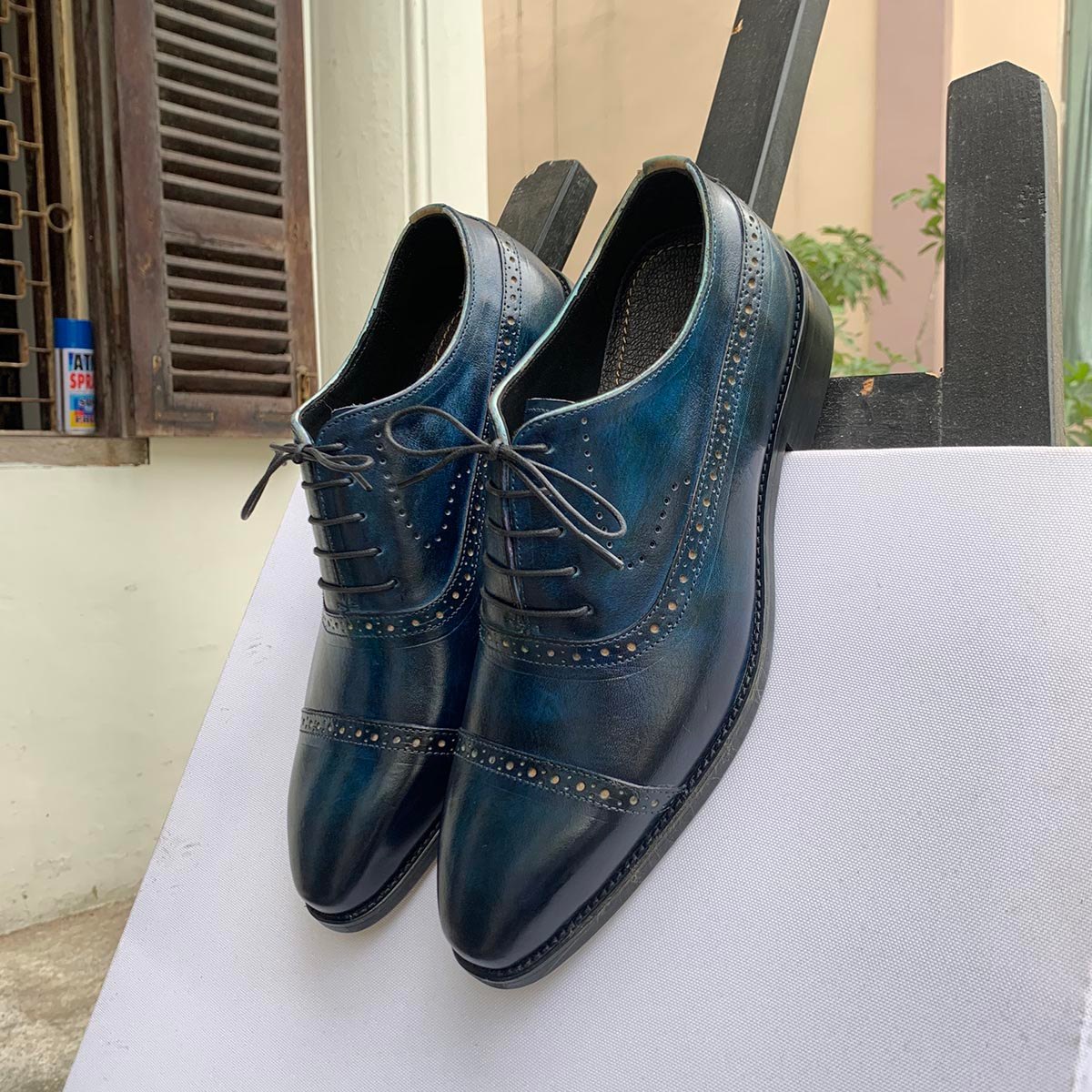 Patina Oxford Balmoral Cap Toe PA 010-1