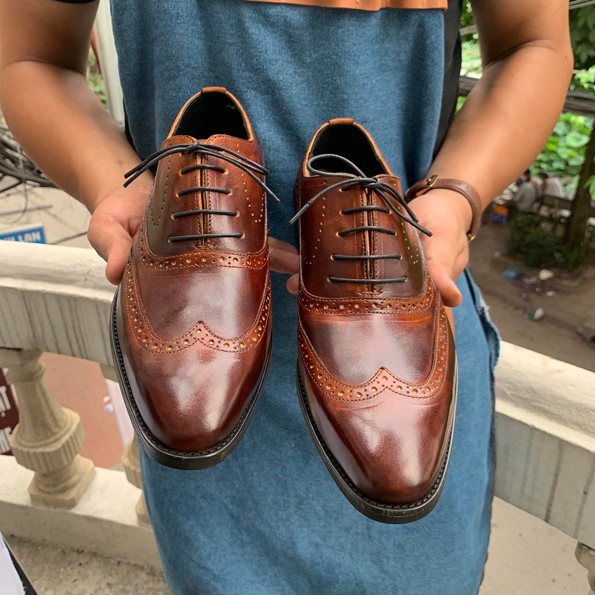 Patina Oxford Balmoral Wingtip PA 011-1
