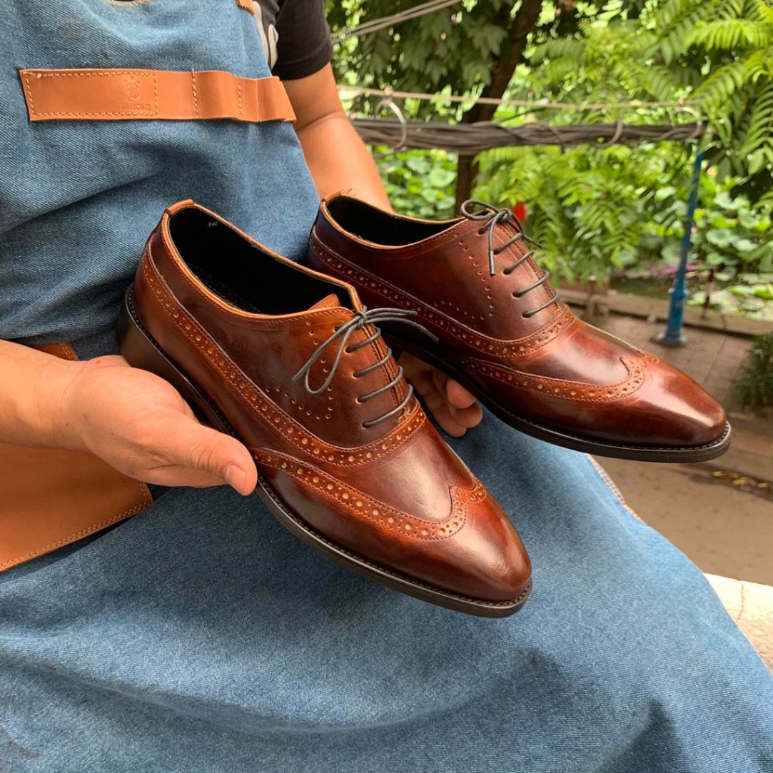 Patina Oxford Balmoral Wingtip PA 011-1