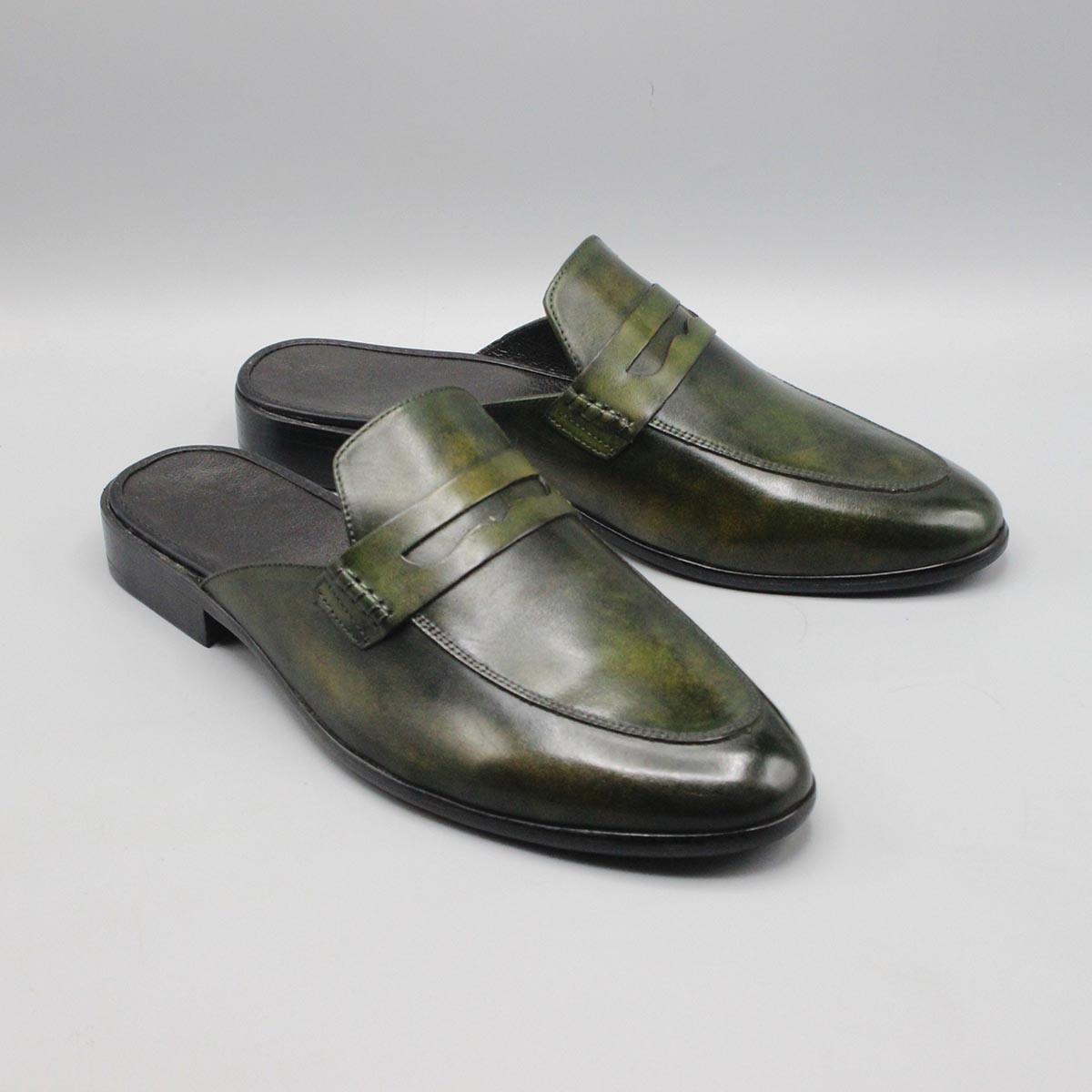 Patina Penny Mule Loafers PA017