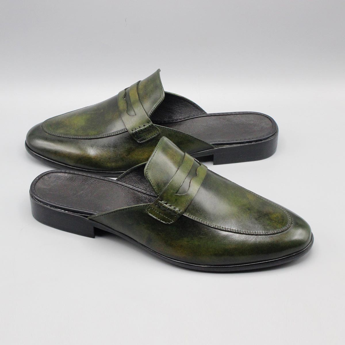 Patina Penny Mule Loafers PA017
