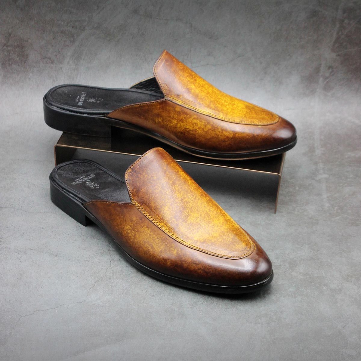 Patina Penny Mule Loafers PA018-10