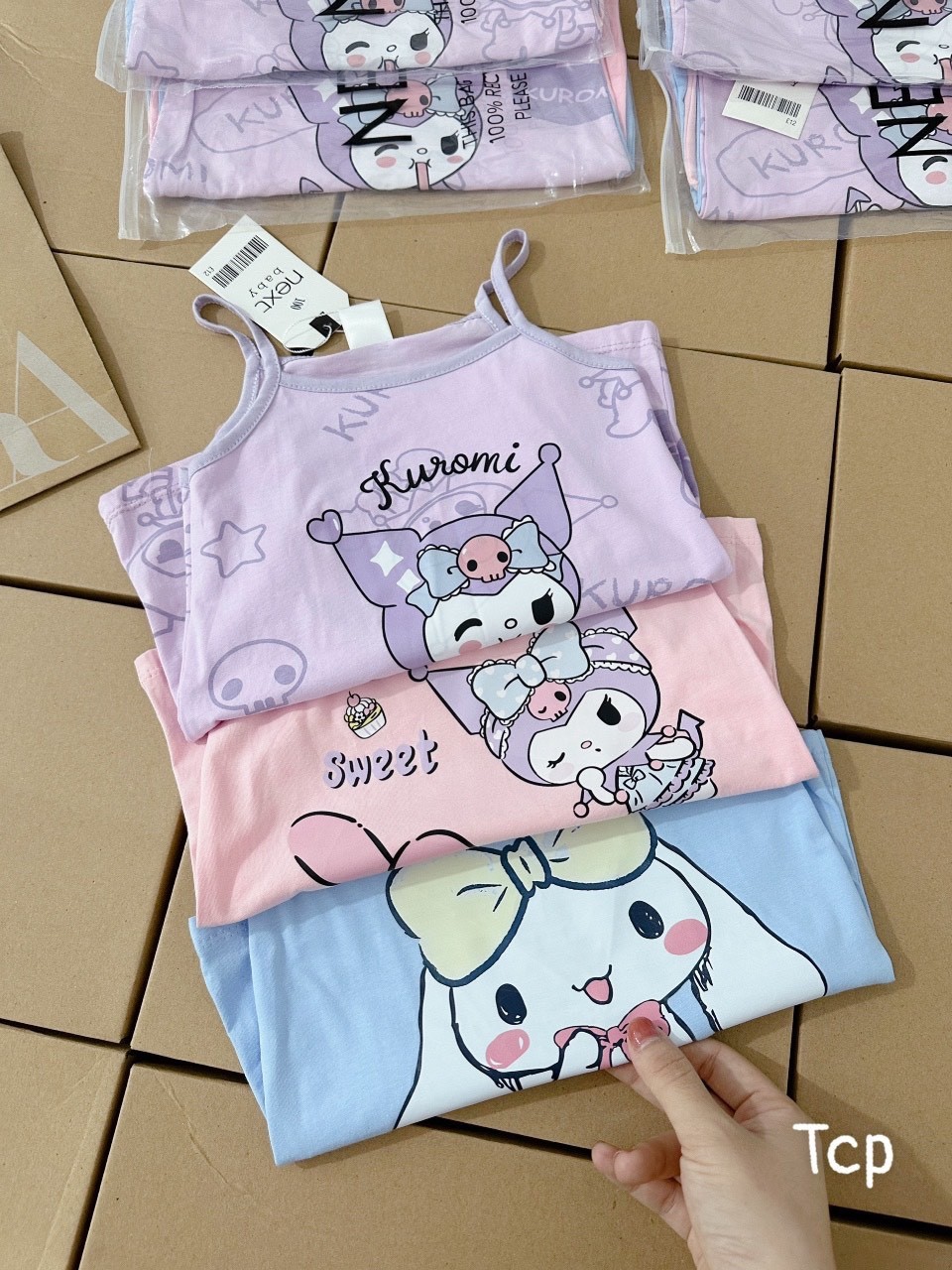 (XẢ) SET 3 VÁY Cinnamoroll-Kuromi và Melody - B379