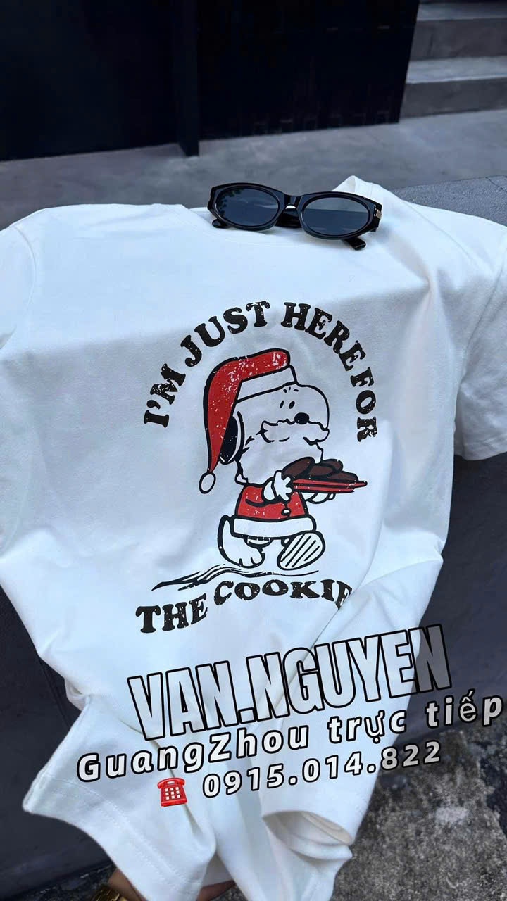 XẢ ÁO THUN TRẮNG THE COOKIES - B513