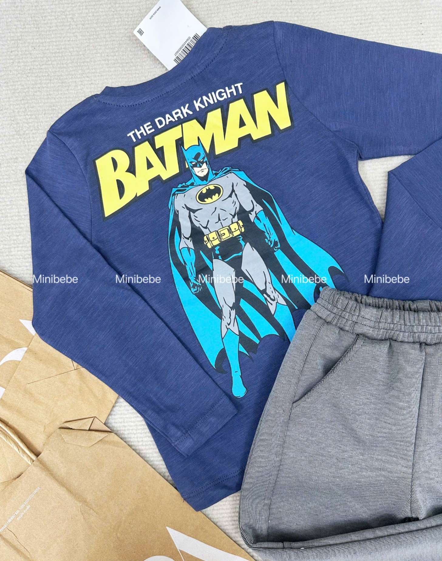 XẢ SET BỘ BATMAN XANH THAN BÉ TRAI - A247