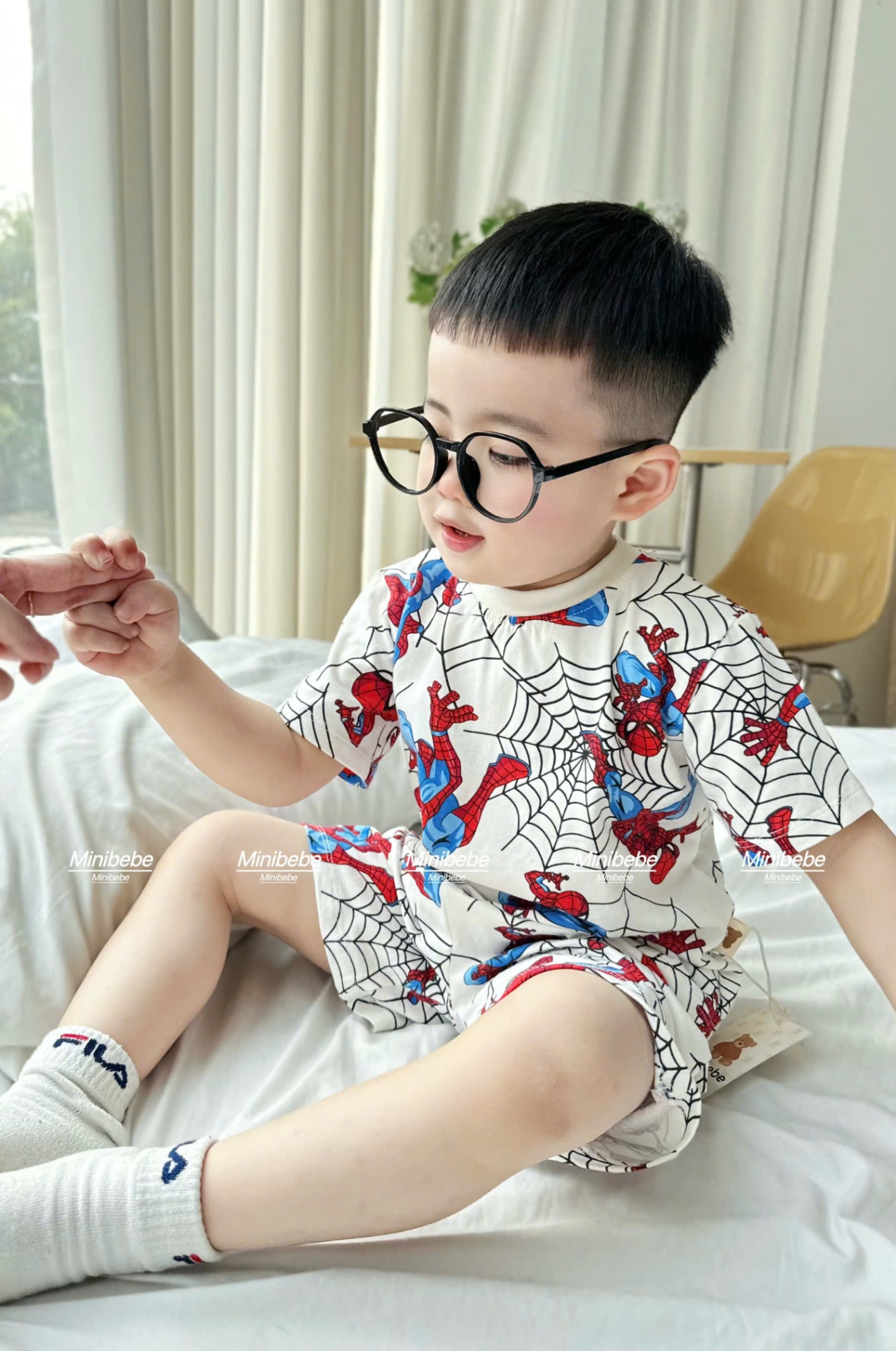 C305 - SET 2 BỘ NHỆN XANH PHA ĐỎ VÀ TRẮNG