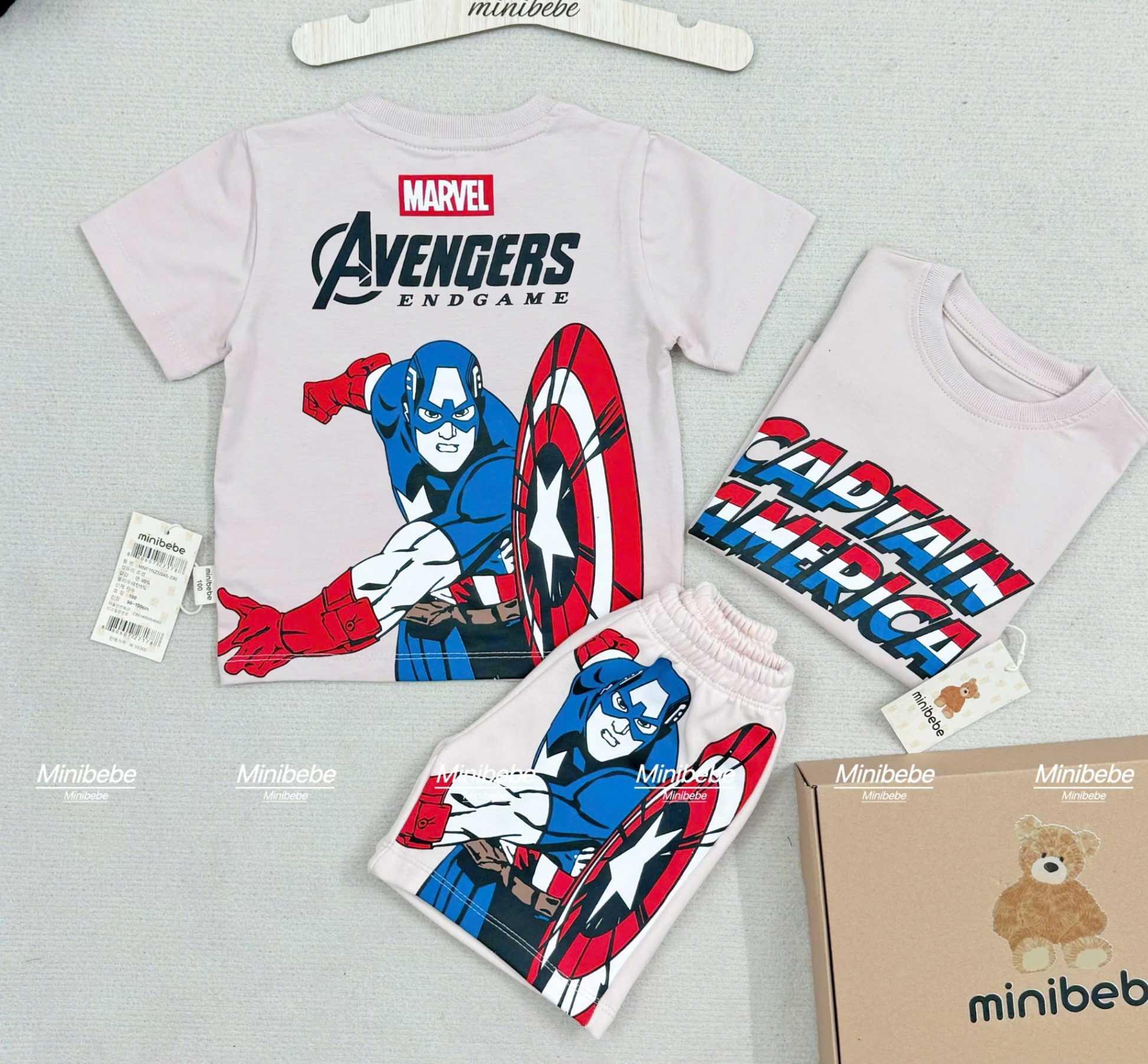 C76 - SET BỘ MARVEL AVENGERS CHỮ ĐEN