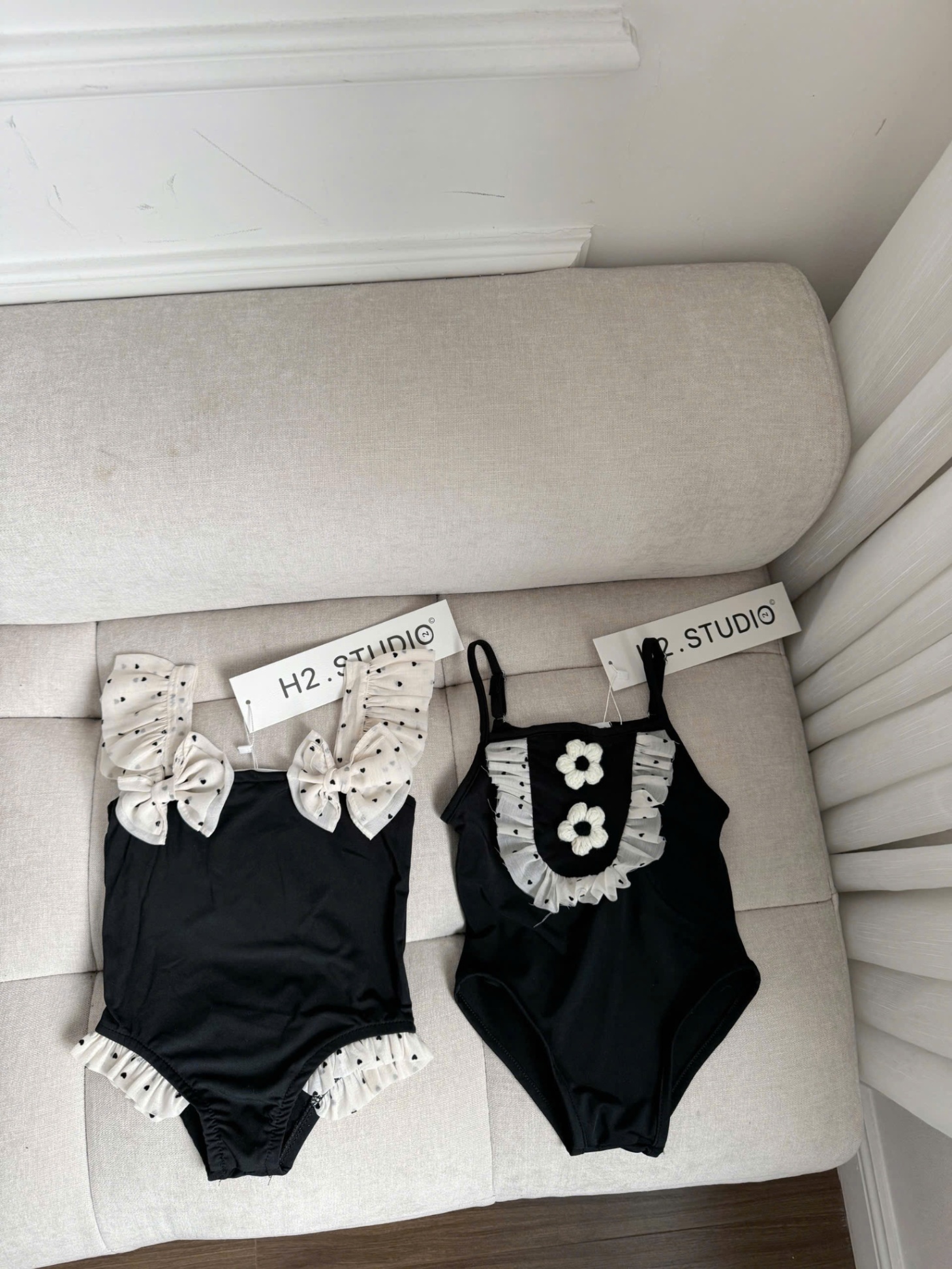 B280 - SET BƠI ĐEN BÉ GÁI 2 MẪU