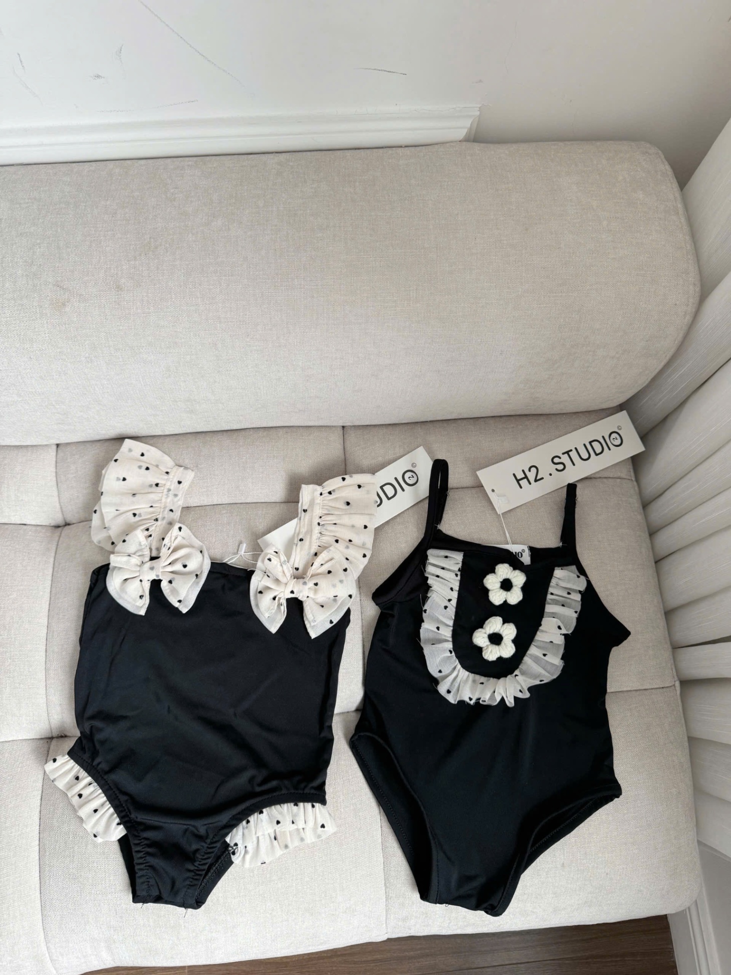 B280 - SET BƠI ĐEN BÉ GÁI 2 MẪU